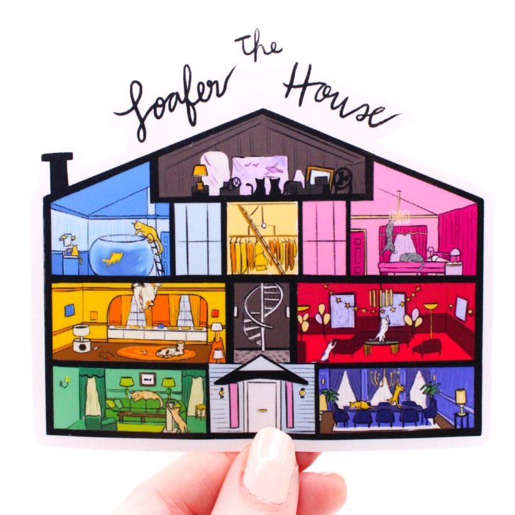 The Loafer House Sticker - Modern Companion