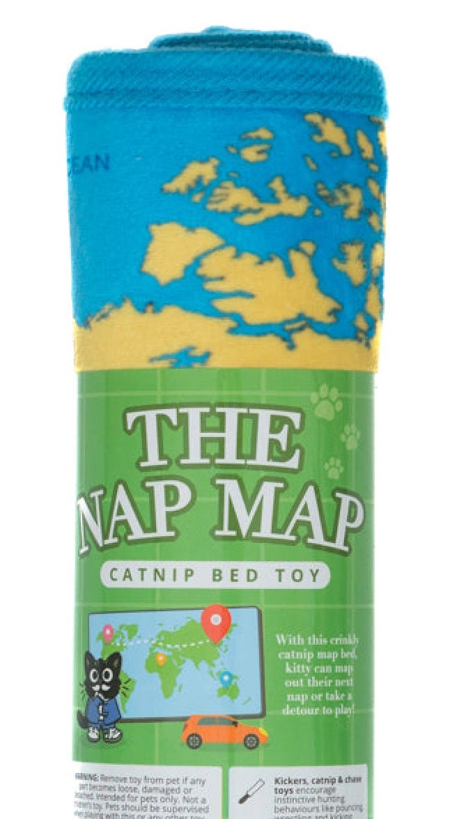 The Nap Map Catnip Bed Toy - Modern Companion