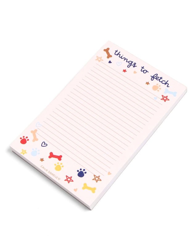 Things To Fetch Dog Notepad - Modern Companion