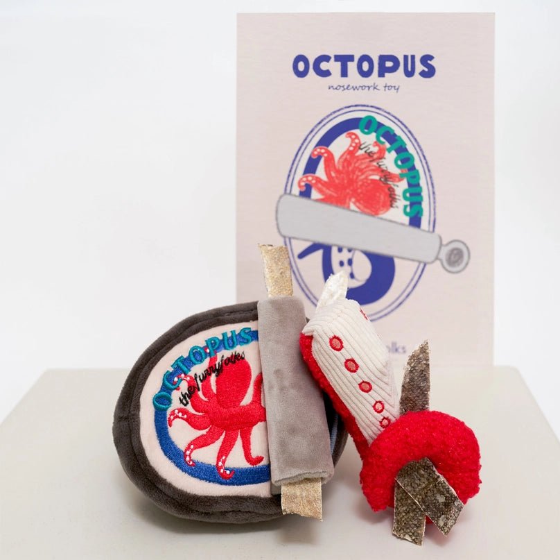 Tinned Octopus Nosework Toy - Modern Companion