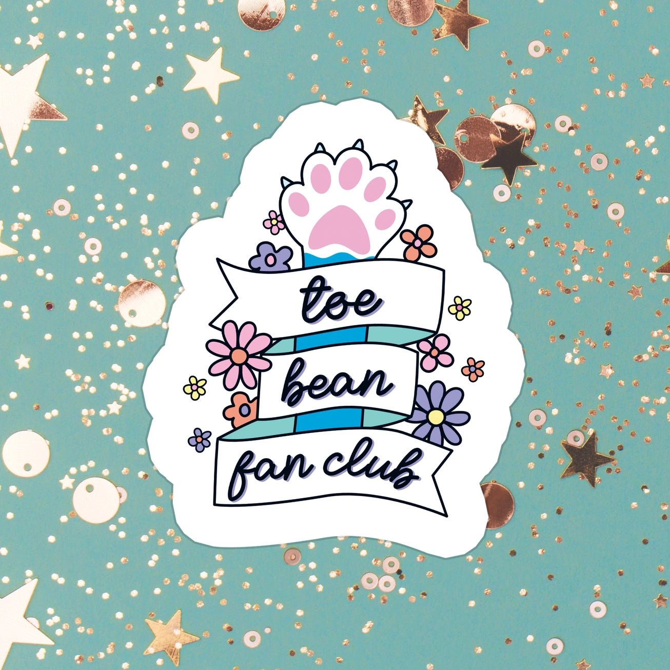 Toe Beans Fan Club Sticker - Modern Companion
