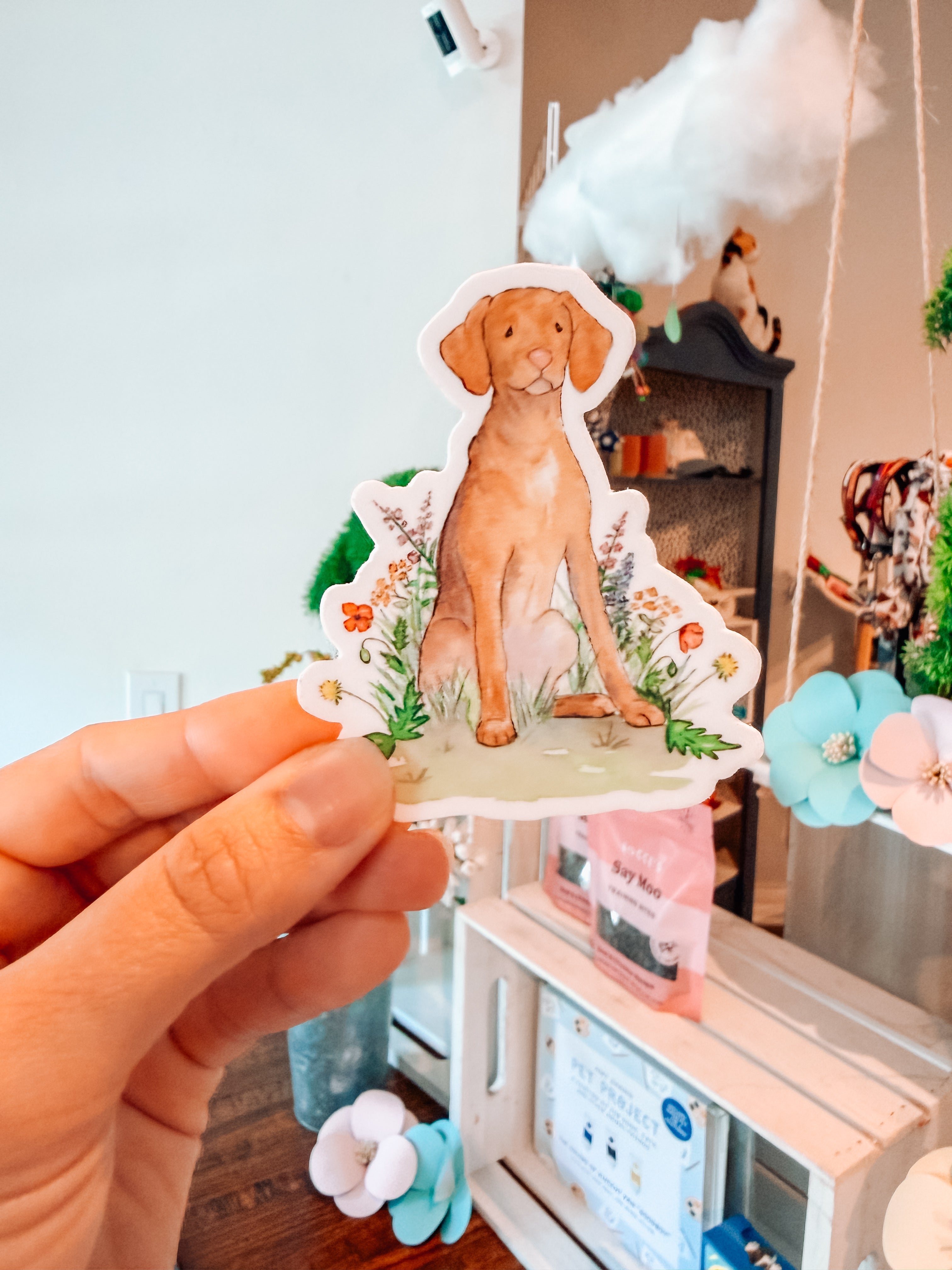Vizsla Vinyl Sticker - Modern Companion