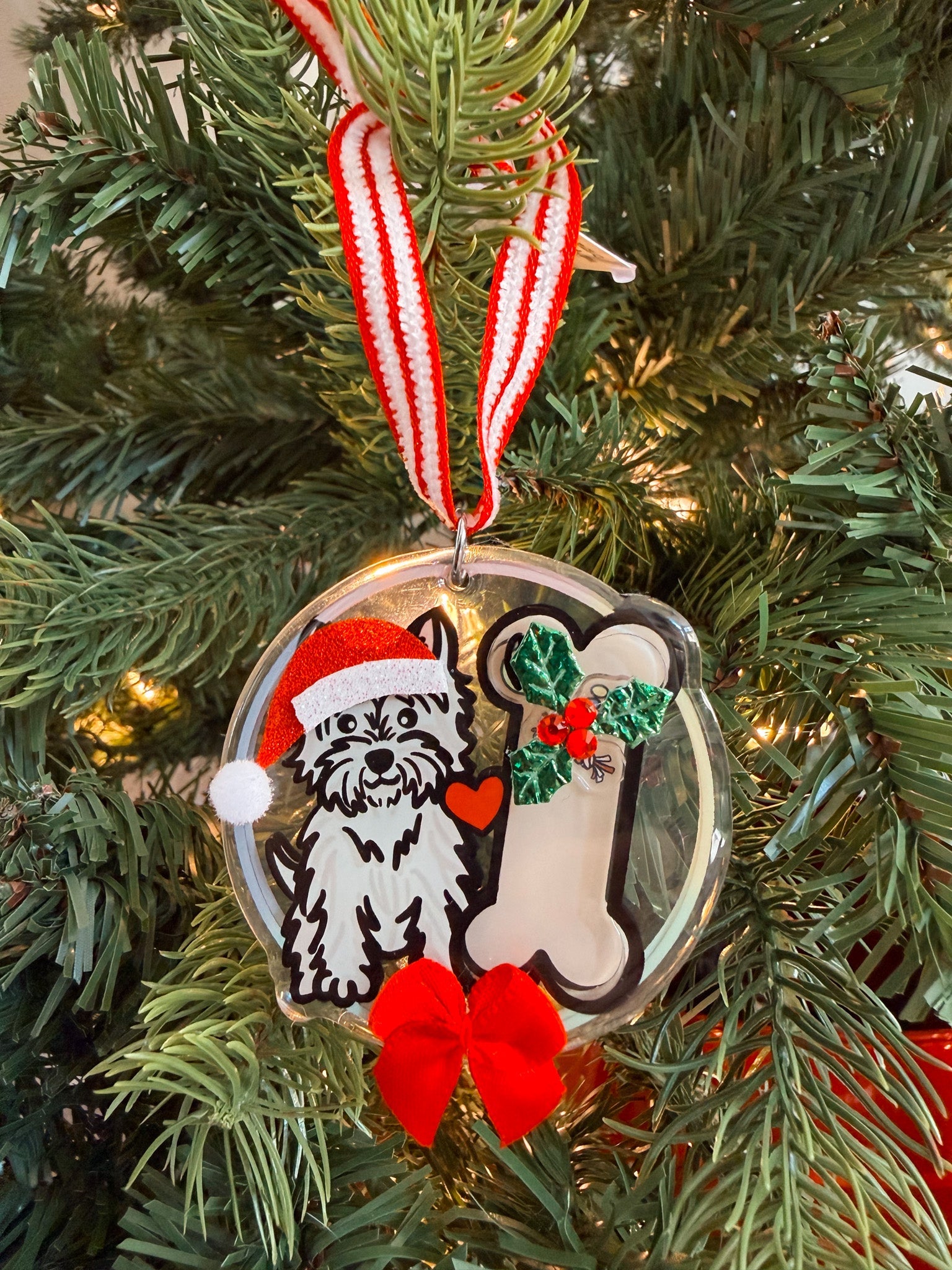 West Highland White Terrier Christmas Ornament - Modern Companion