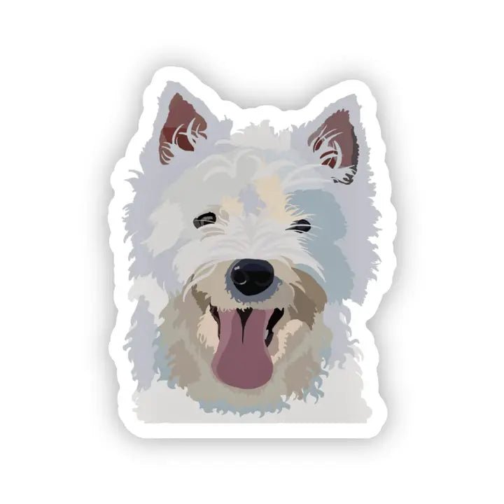 West Highland White Terrier Dog Vinyl Sticker - Modern Companion