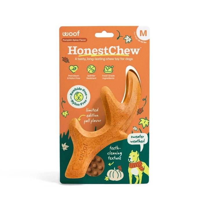 Woof Pumpkin Spice Honest Chew Antler - Modern Companion