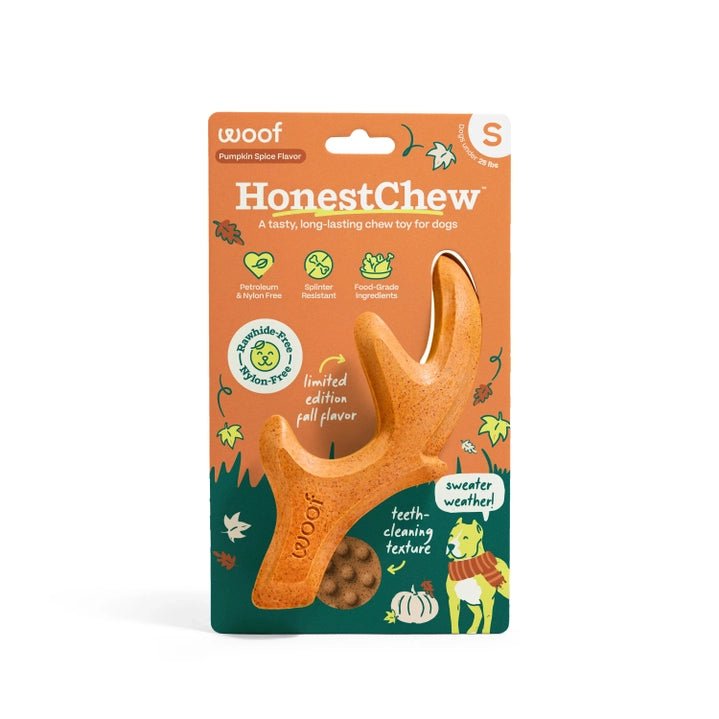 Woof Pumpkin Spice Honest Chew Antler - Modern Companion
