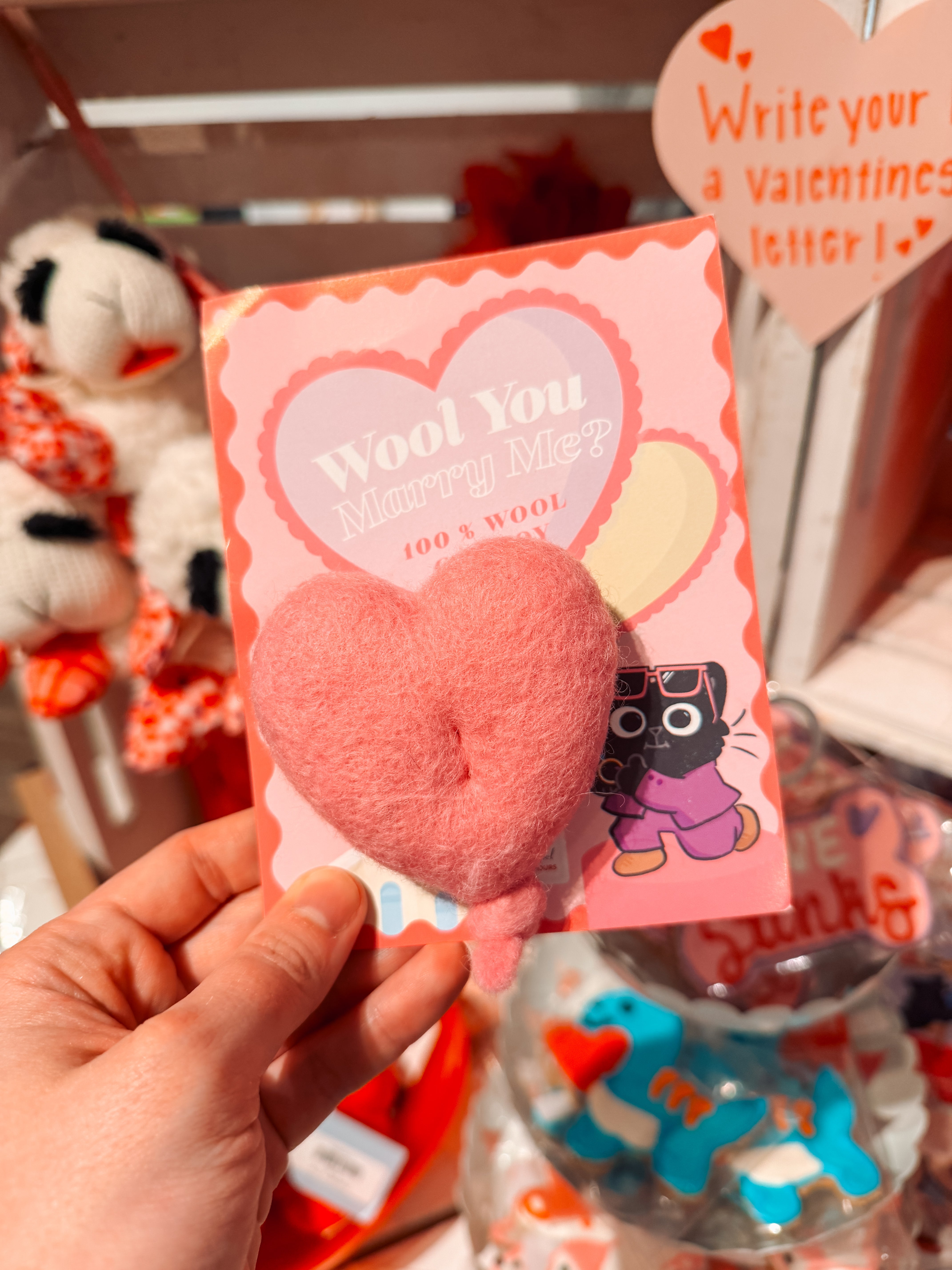 Wool You Marry Me Heart Toy - Modern Companion