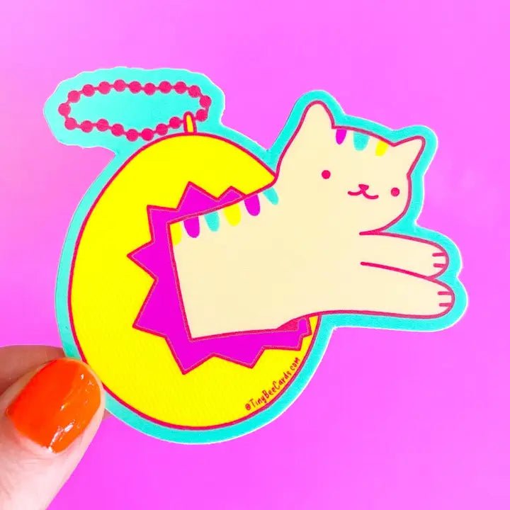 Y2K Cat Sticker - Modern Companion