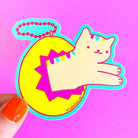Y2K Cat Sticker - Modern Companion
