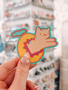 Y2K Cat Sticker - Modern Companion