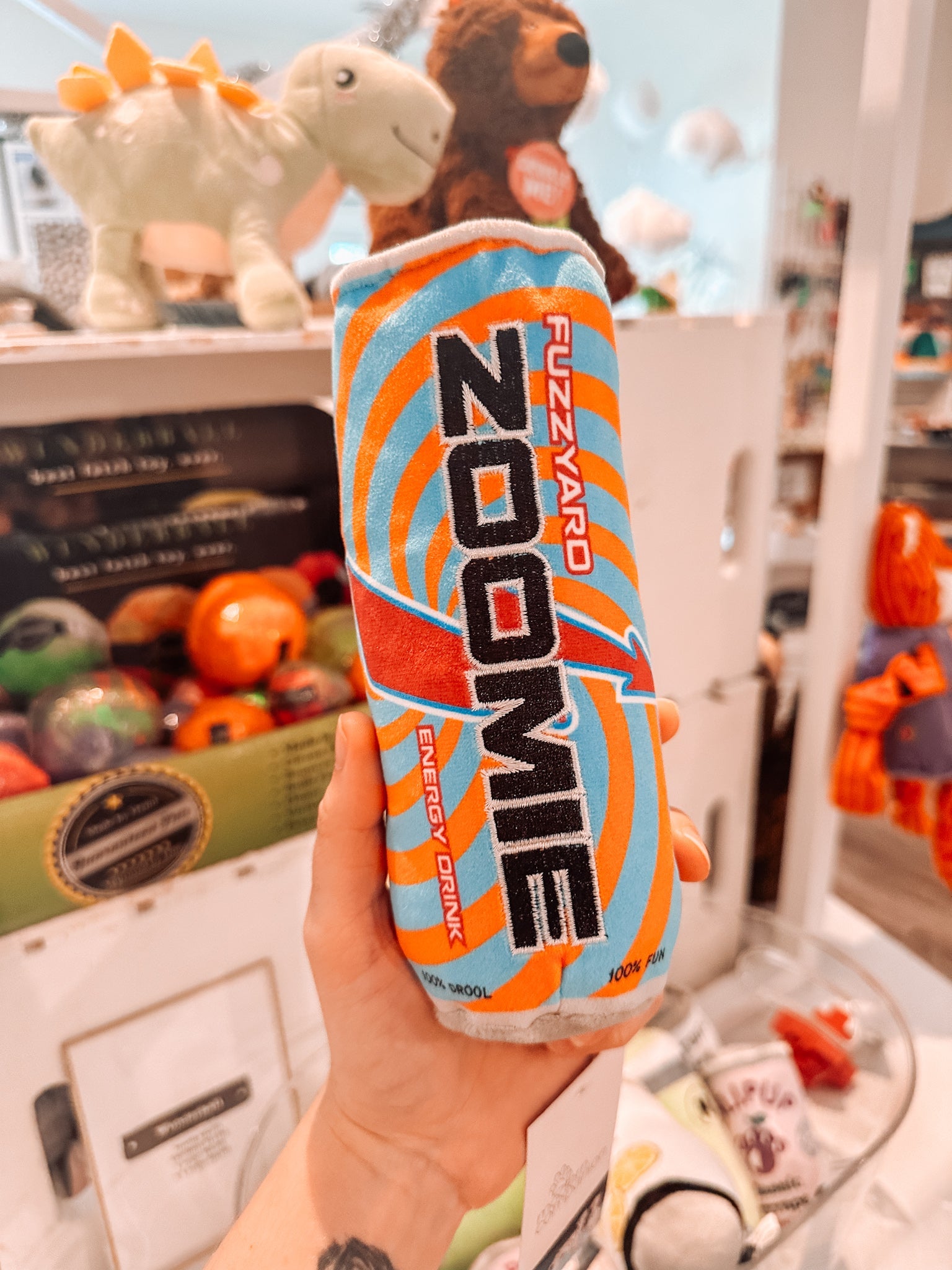 Zoomie Energy Drink Plush Toy Modern Companion