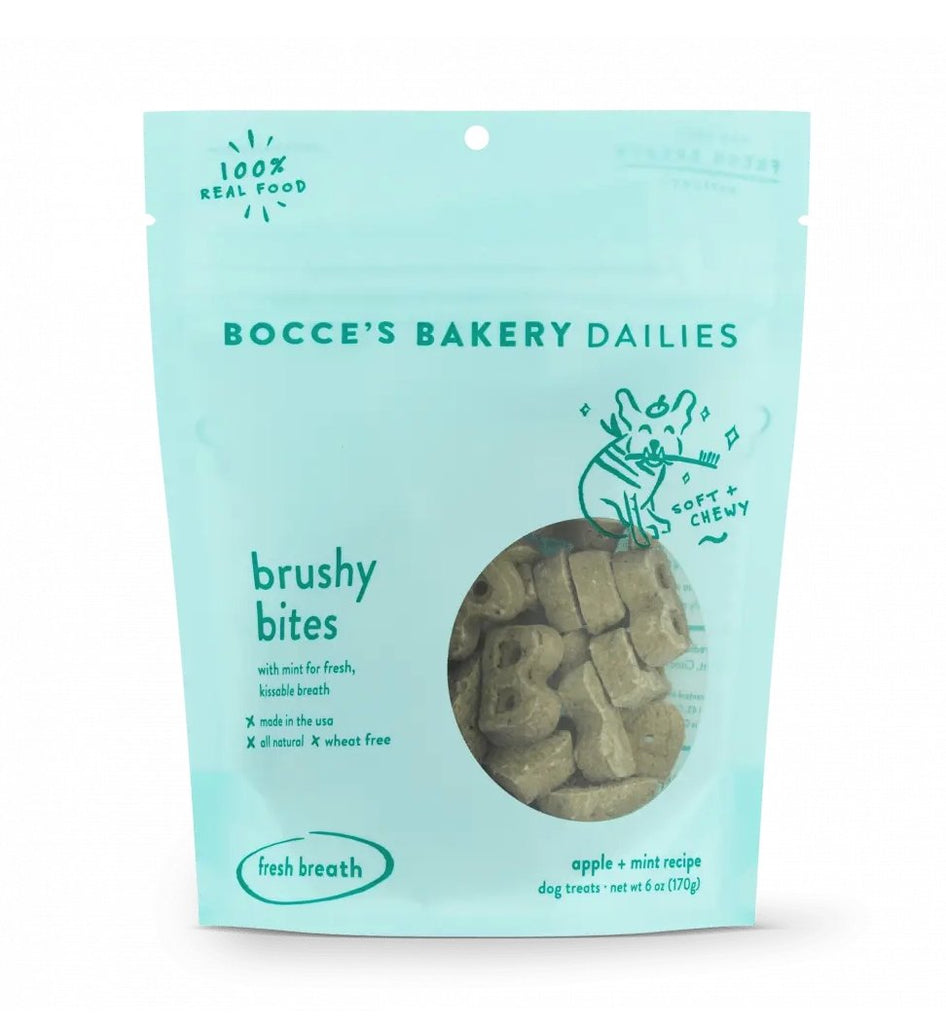 Bocce's Bakery Dailies - Brushy Bites 6oz - Modern Companion