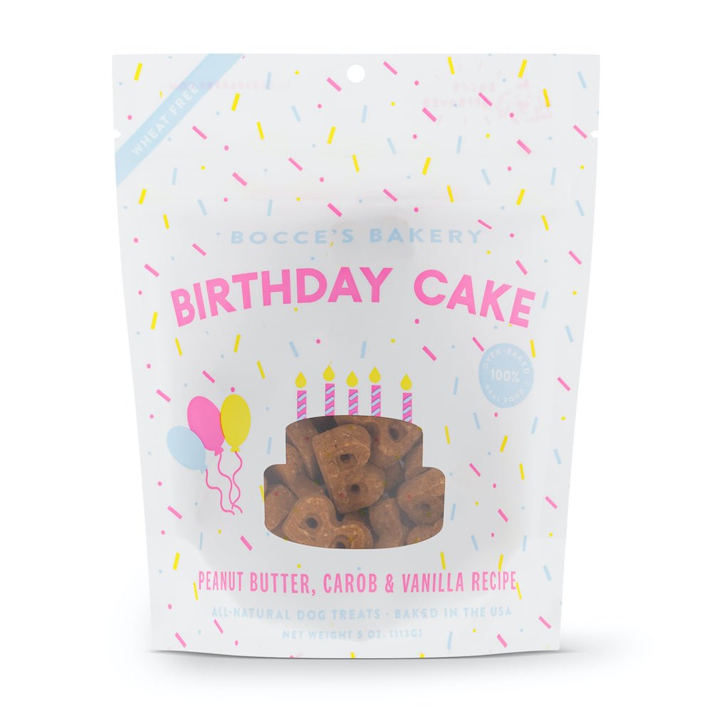 Bocce's Bakery Treat Birthday Cake 5 oz Bag - Modern Companion