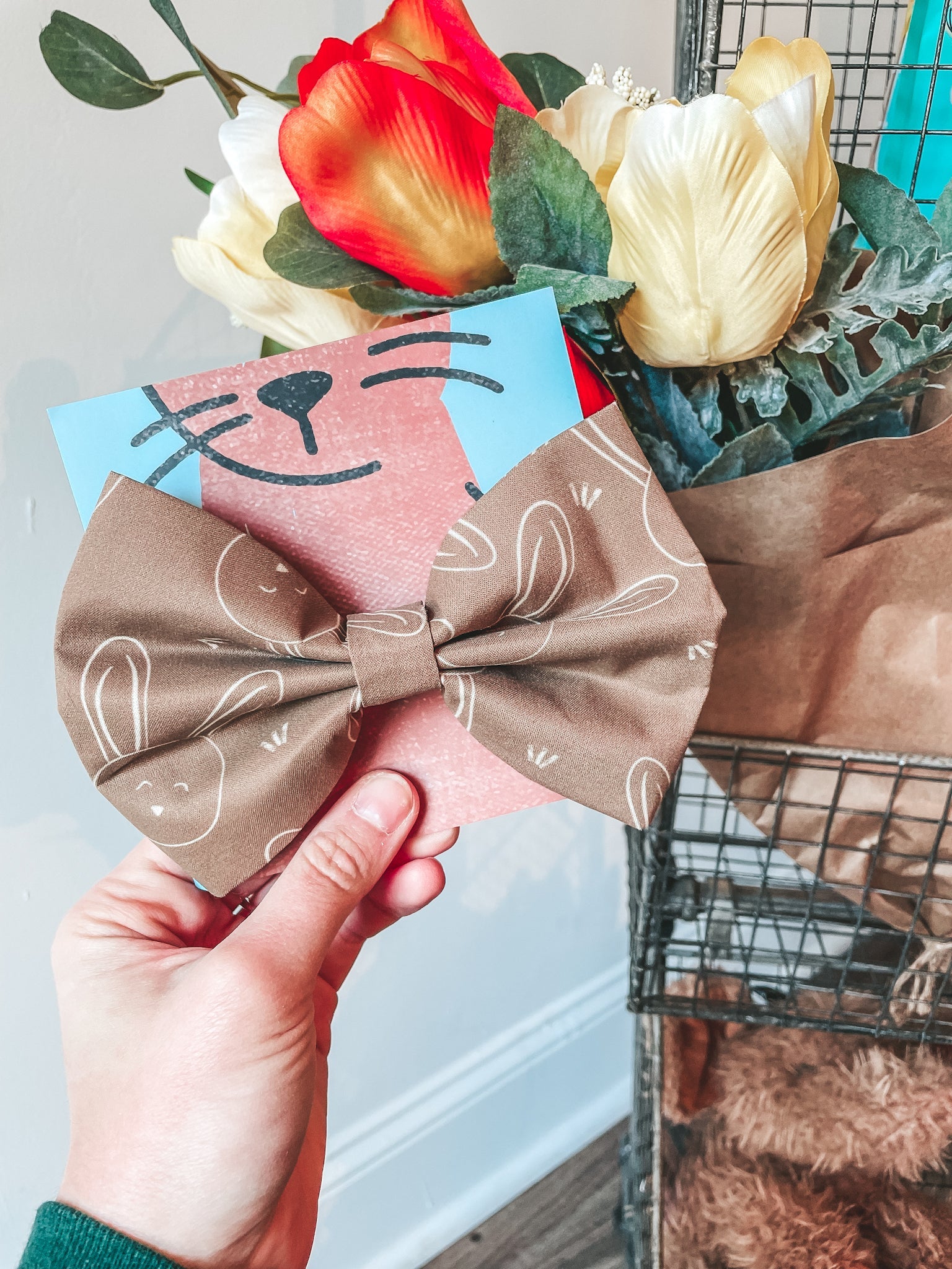 Boho Bunnies Bow Tie - Modern Companion
