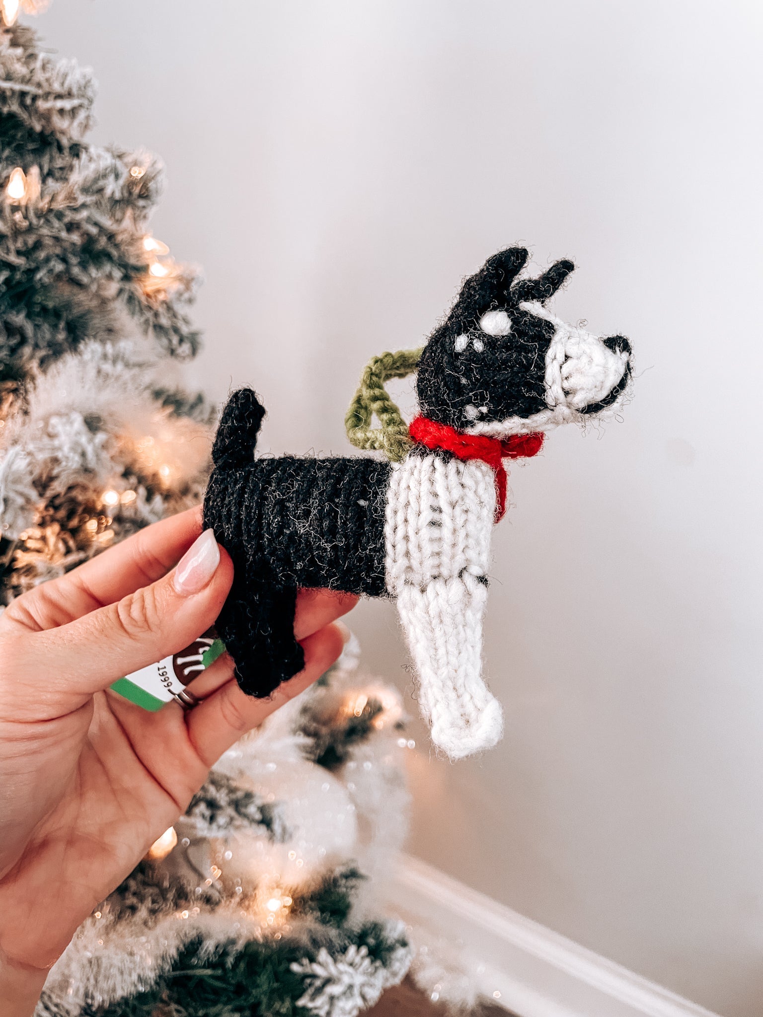 Boston Terrier Ornament - Modern Companion