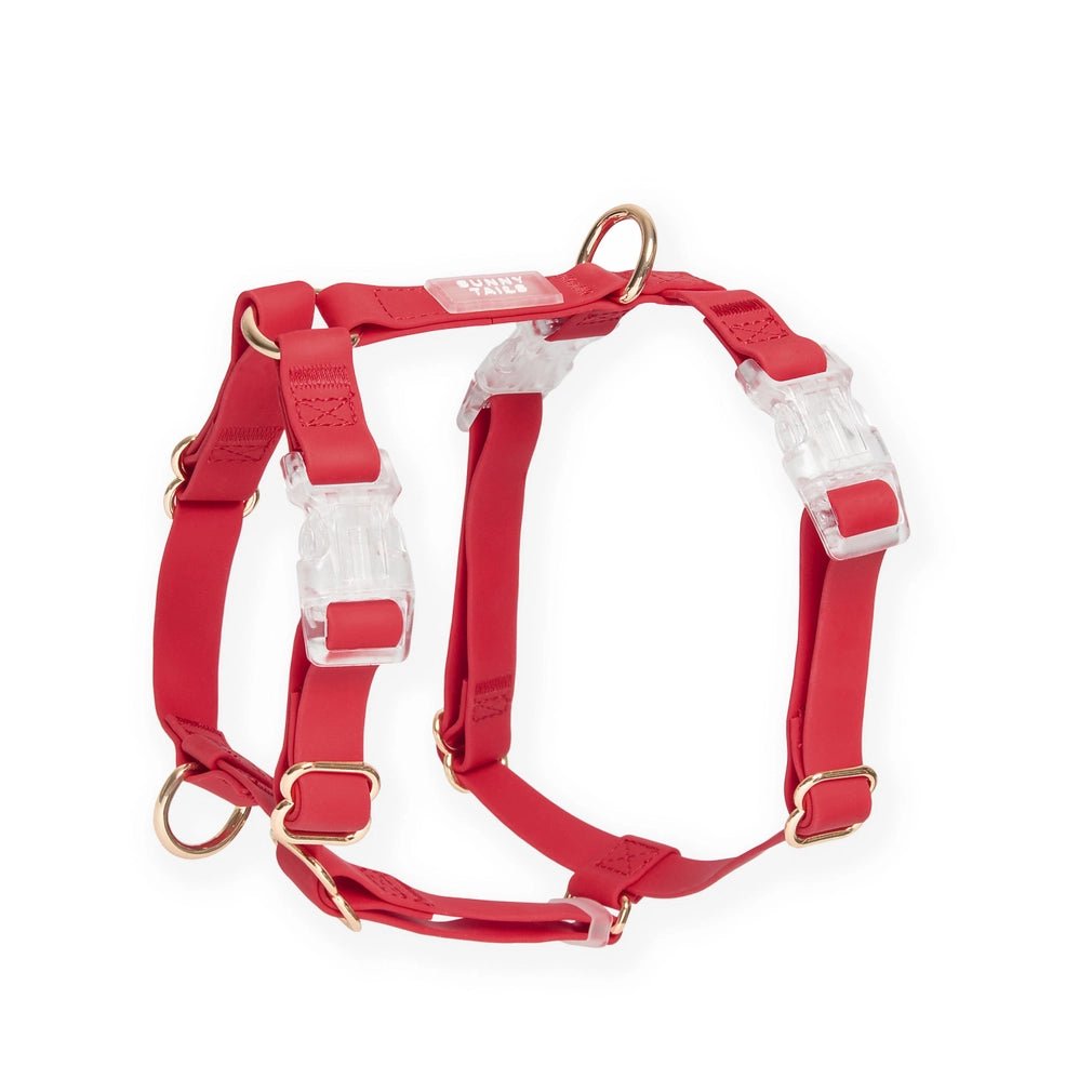 Cherry Red Waterproof Harness - Modern Companion