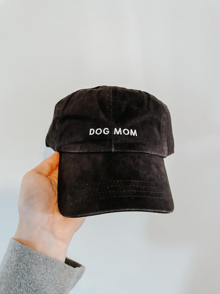 Dog Mom Black Hat - Modern Companion