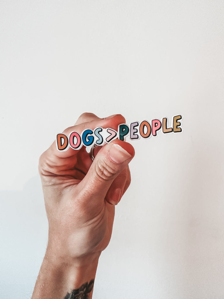 Dogs > People Sticker - Modern Companion