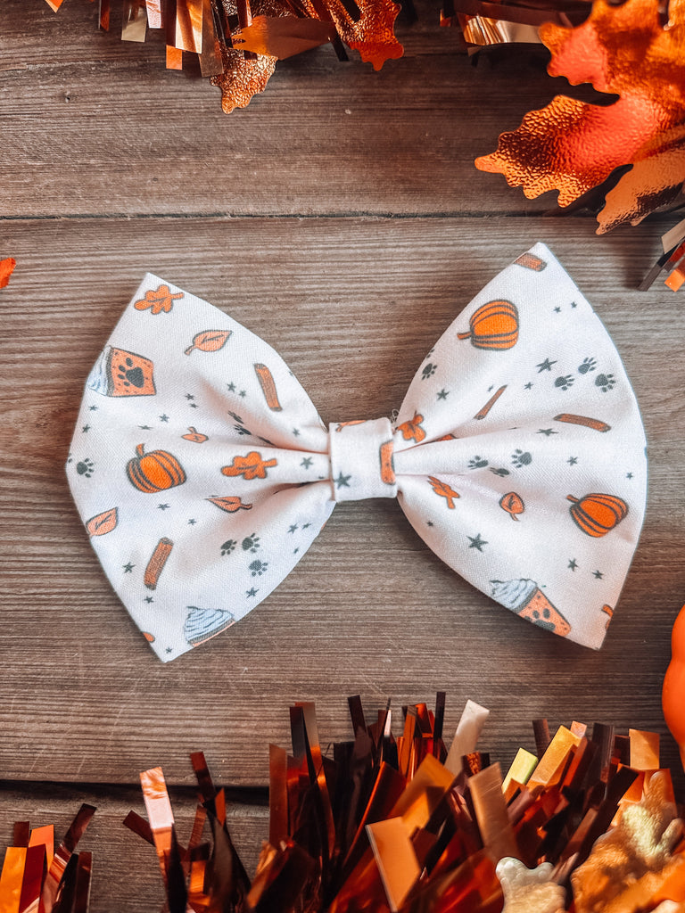 Fall Pup Cups Pet Bow Tie - Modern Companion