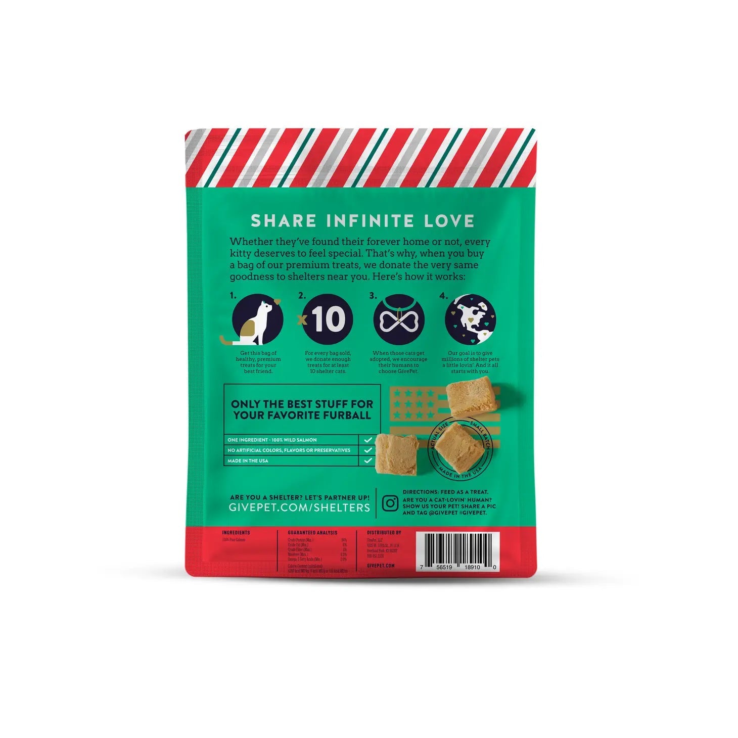 Freeze Dried Salmon Naughty or Mice Cat Treats - Modern Companion