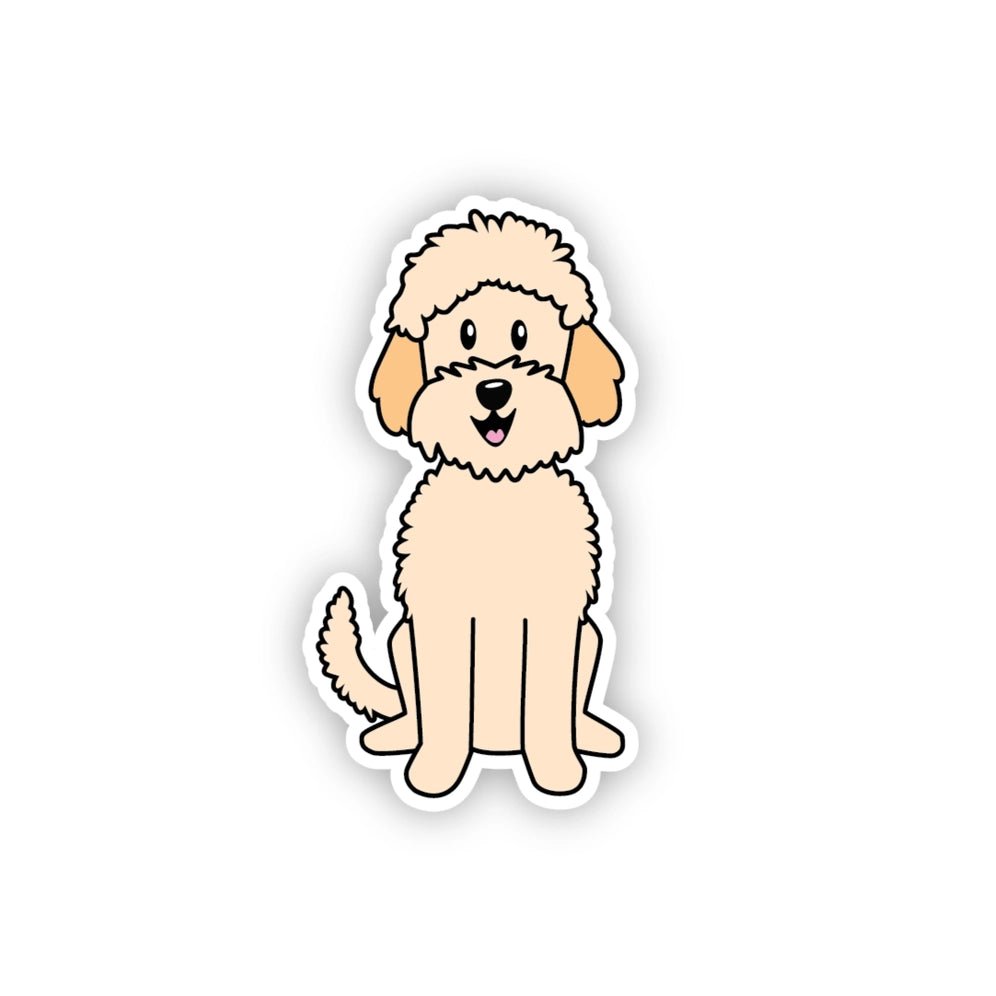 Golden Doodle Dog Sticker - Modern Companion