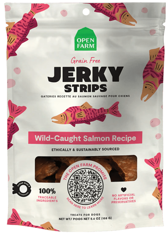 Grain-Free Wild-Caught Salmon Jerky Strips - Modern Companion