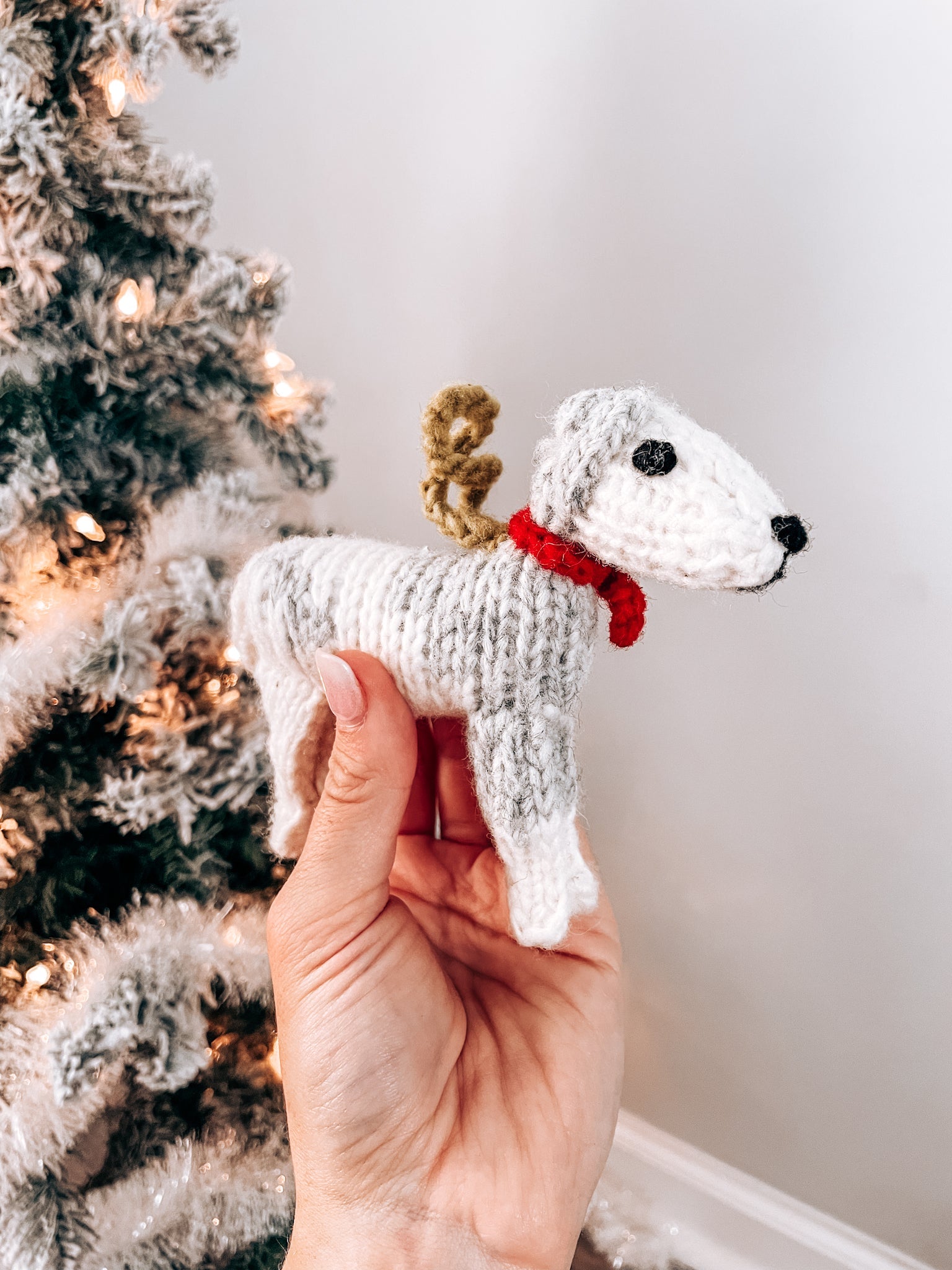 Greyhound Ornament - Modern Companion