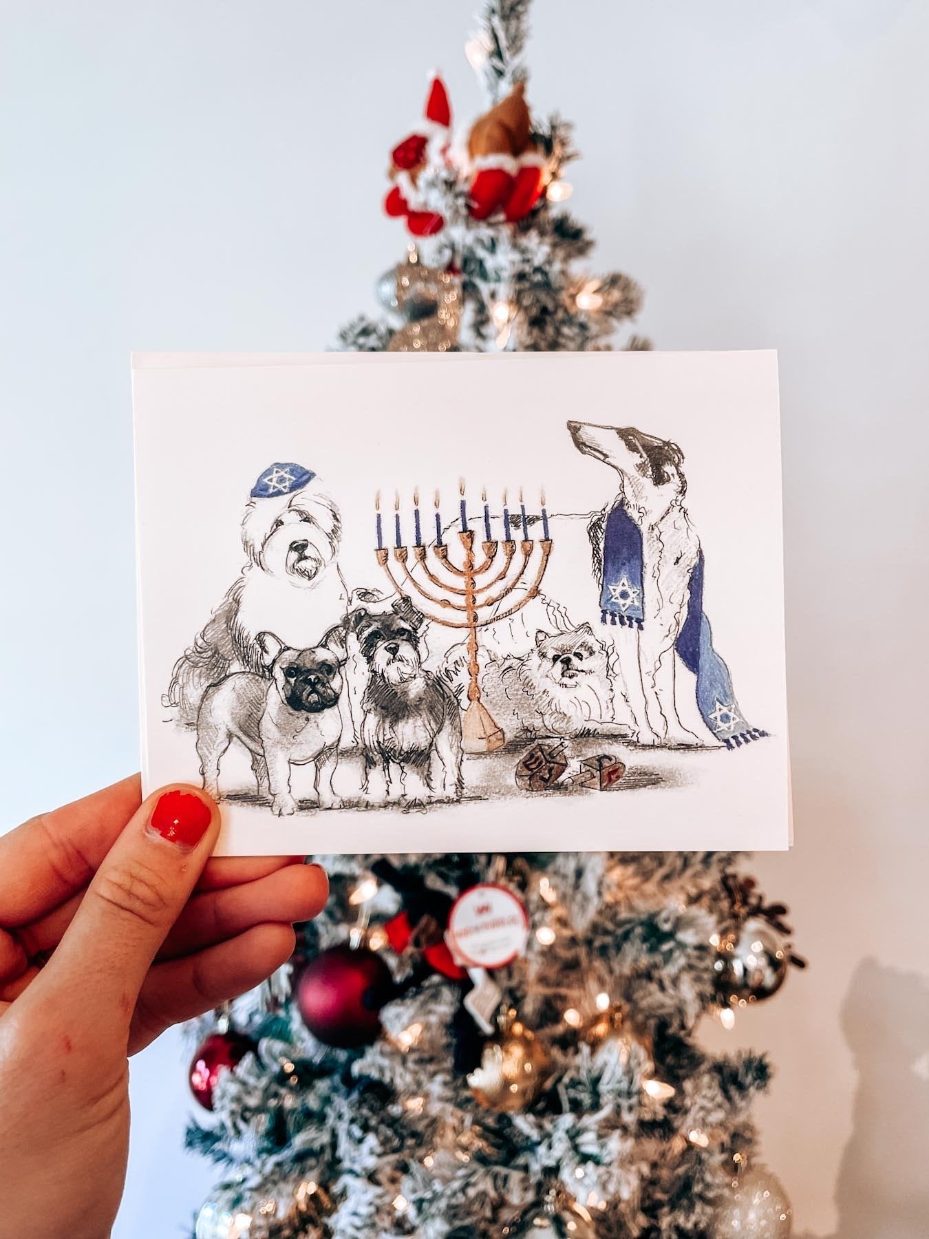 Hanukkah Holiday Card - Modern Companion