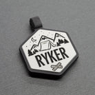 Happy Camper Silicone ID Tag - Modern Companion