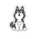 Huskie Dog Sticker - Modern Companion