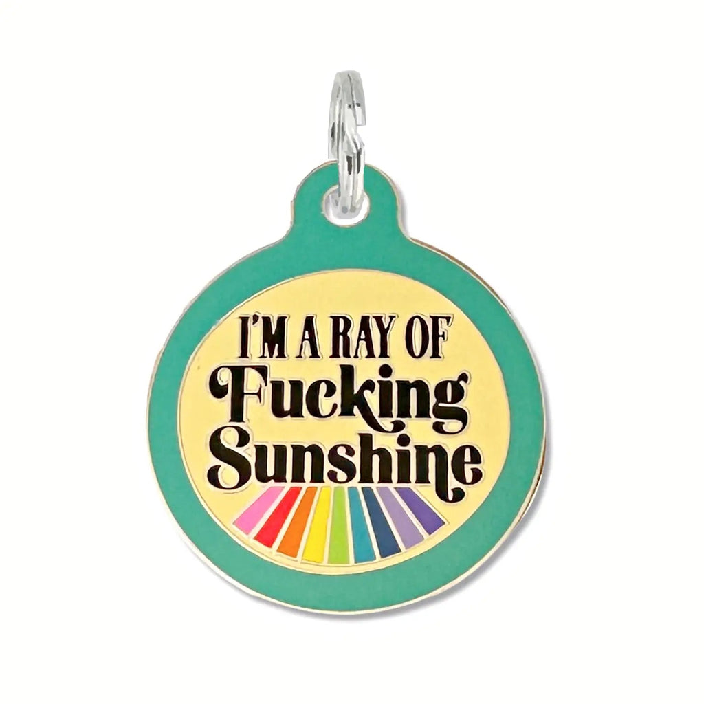 I'm A Ray of F*cking Sunshine Pet ID Tag - Modern Companion