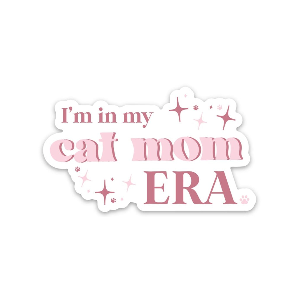 "I'm In My Cat Mom Era” Sticker - Modern Companion