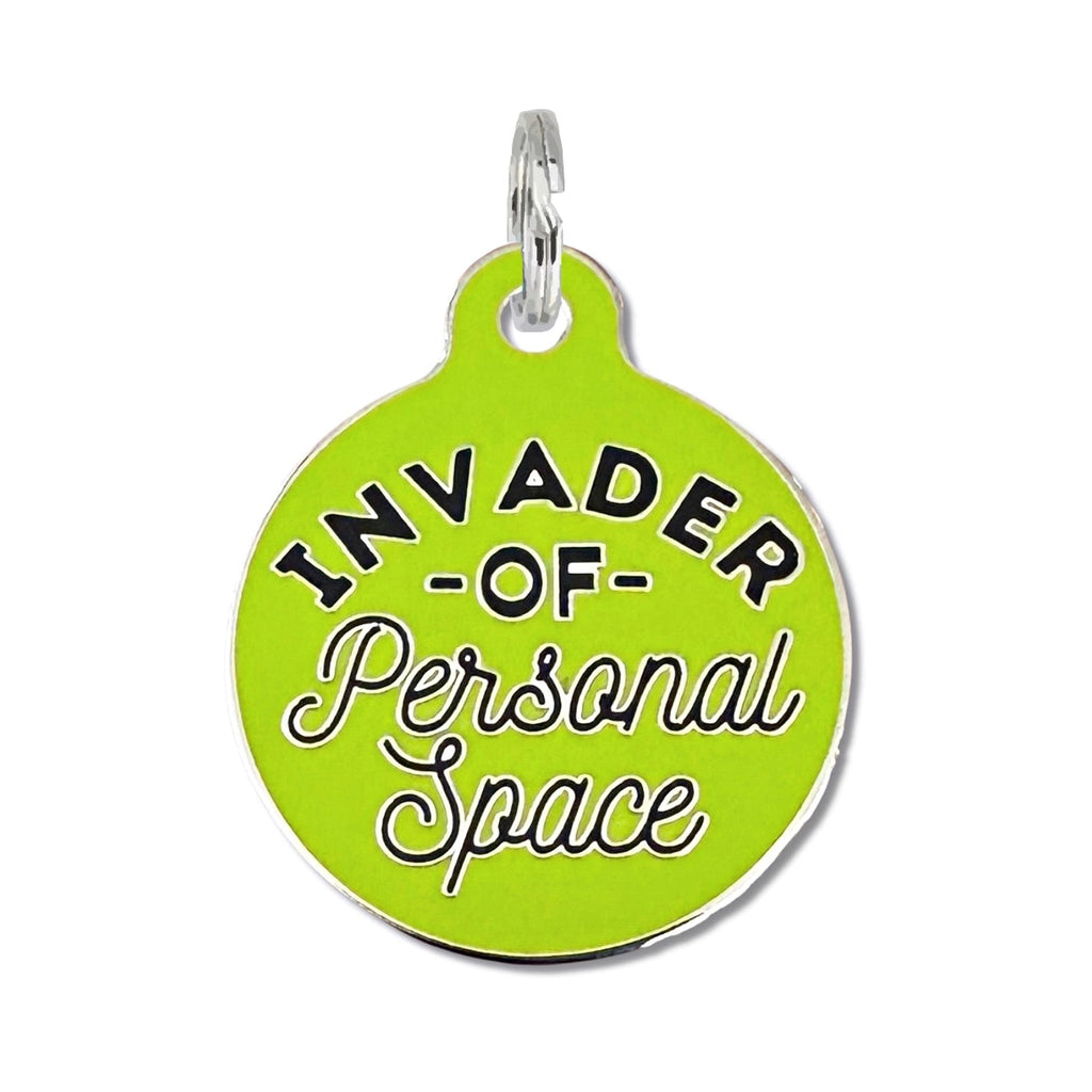 Invader Personal Space Pet ID Tag - Modern Companion