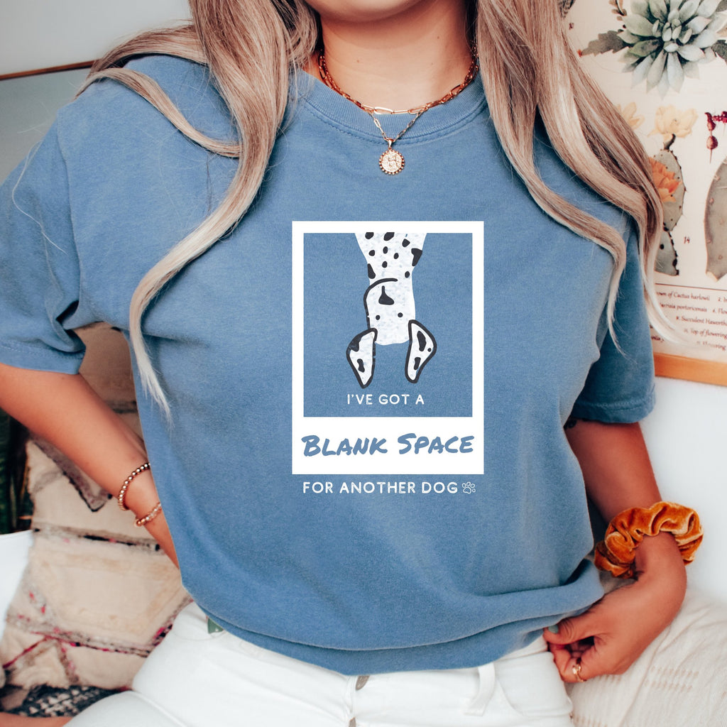I’ve Got A Blank Space Dog Tee - Modern Companion