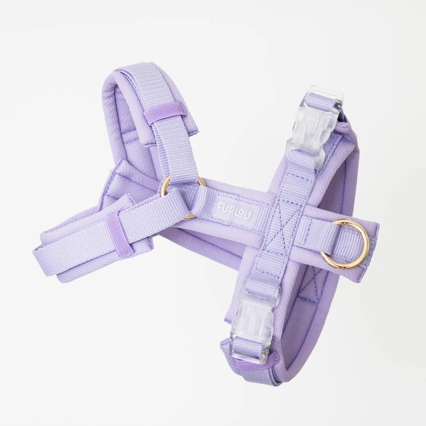 Lilac dog deals harness