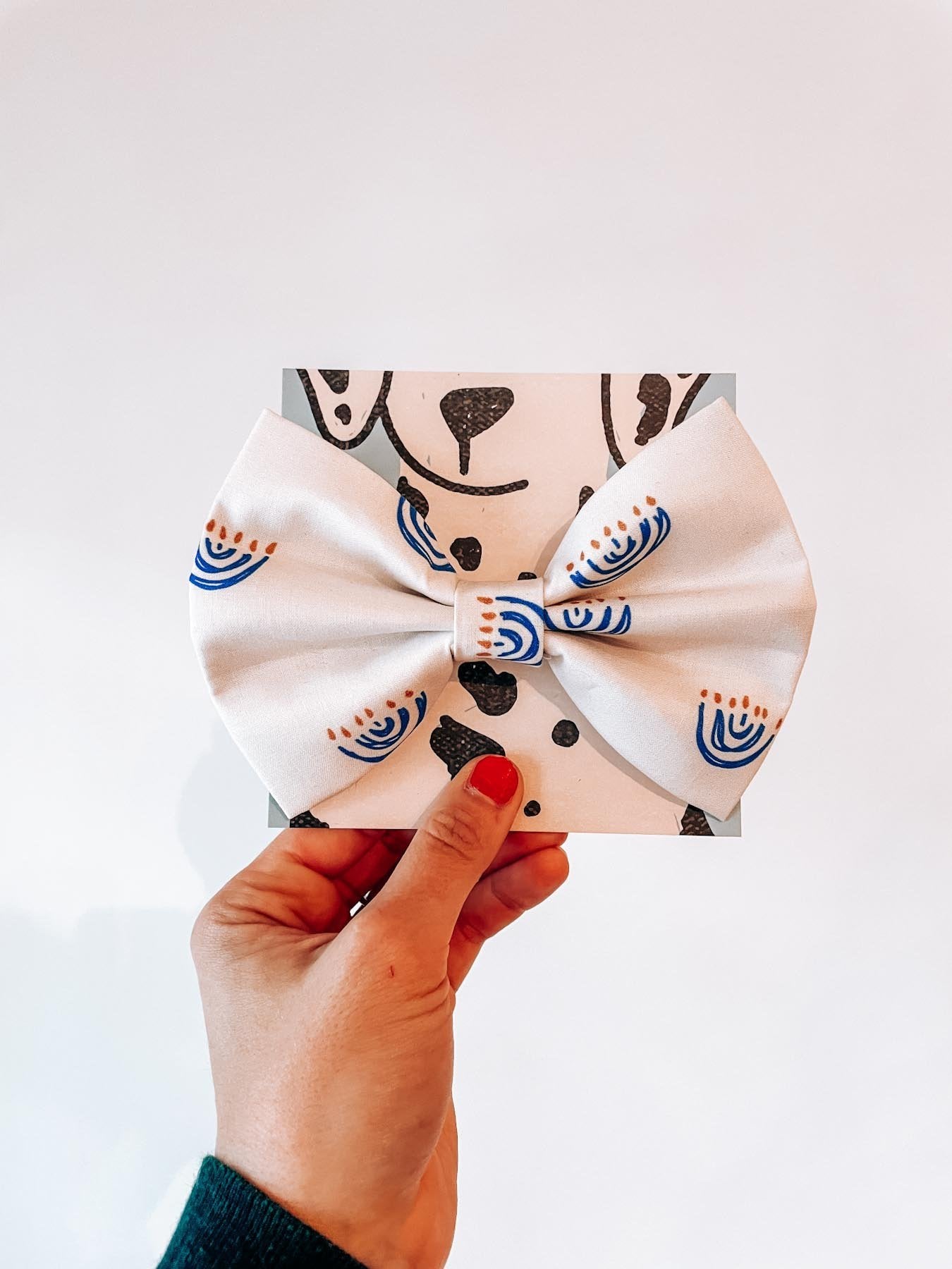 Menorah Bow Tie - Modern Companion