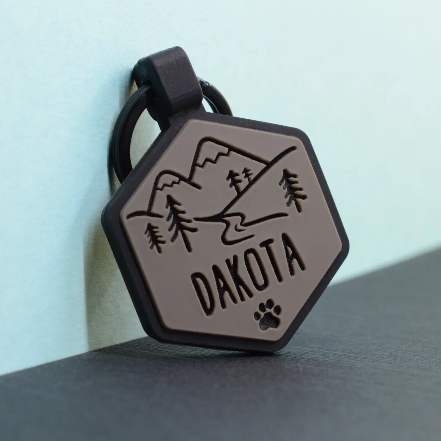 Mountain Adventure Silicone ID Tag - Modern Companion