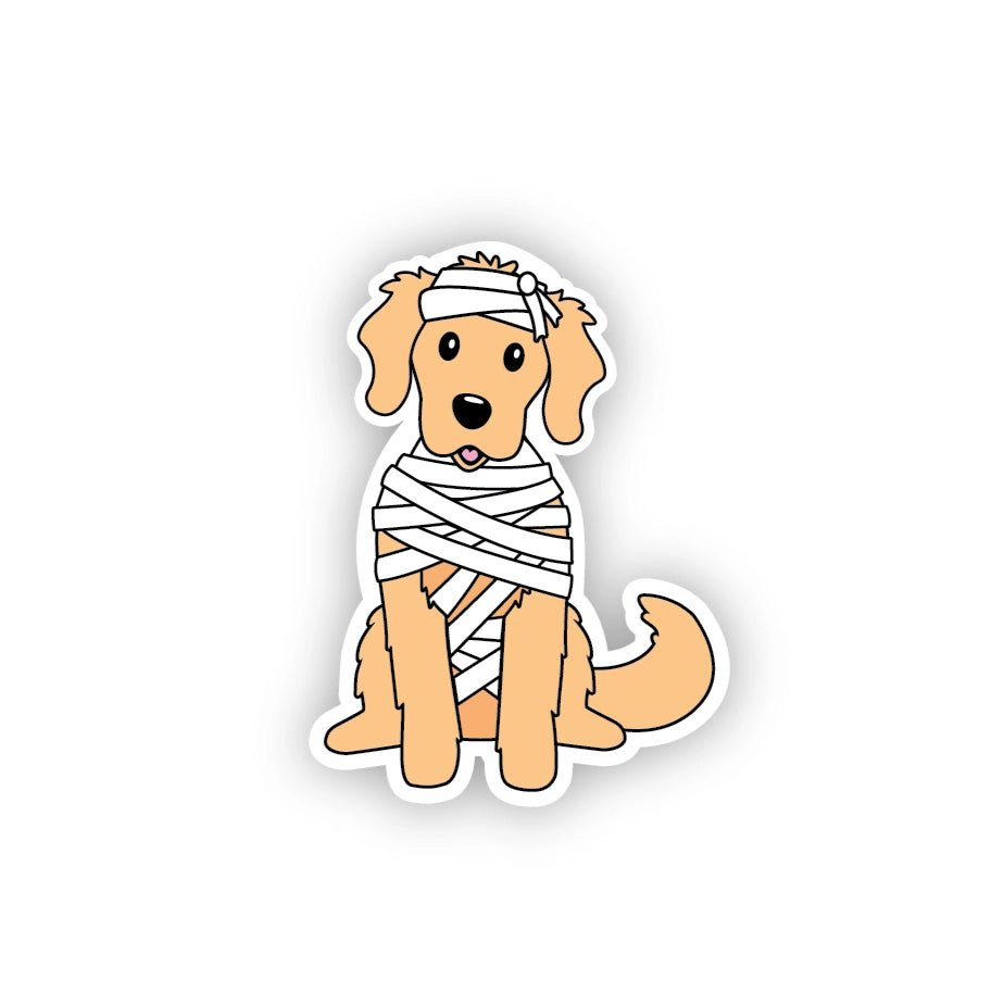 Mummy Dog Spooky Sticker - Modern Companion