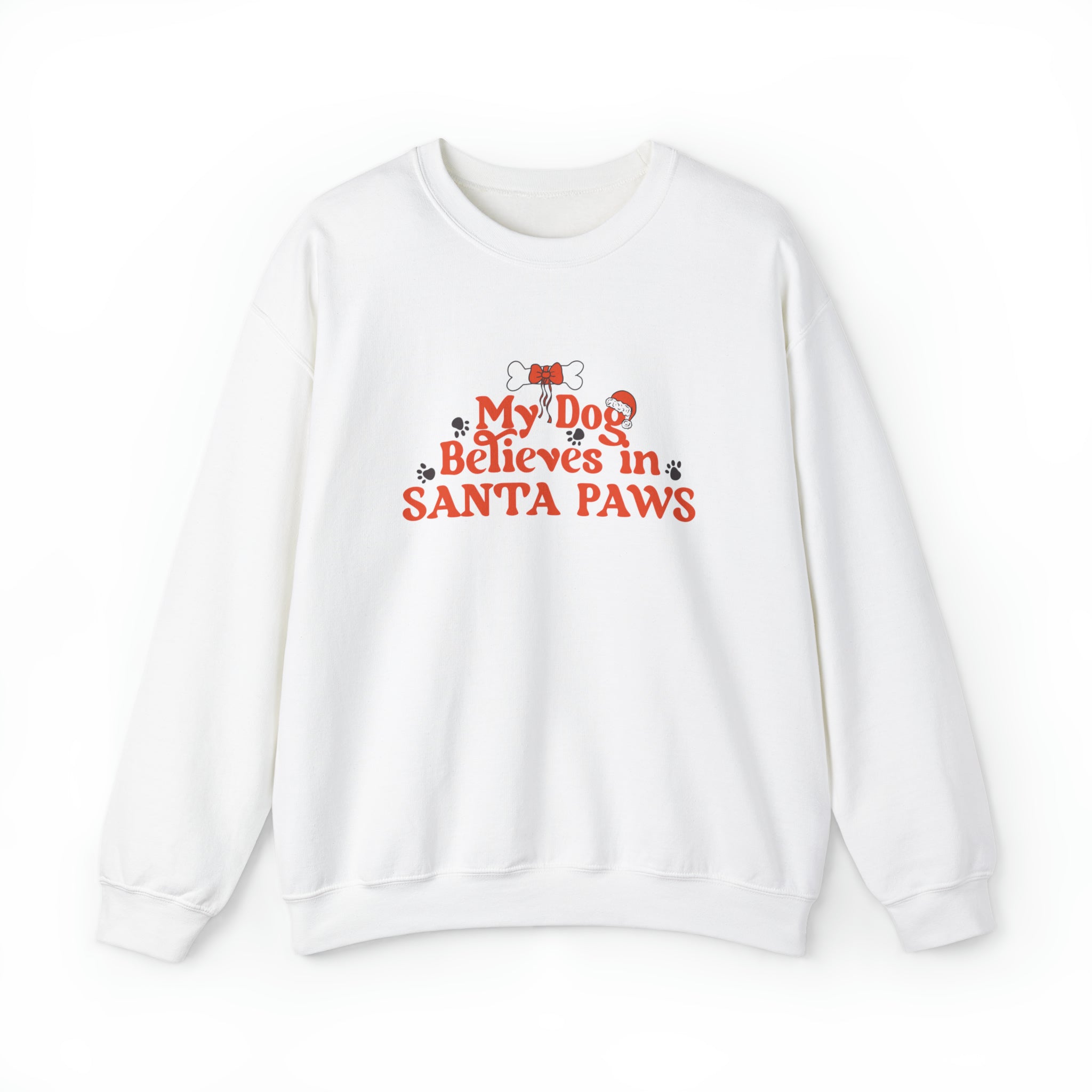 My Dog Believes in Santa Paws Crewneck Sweatshirt - Modern Companion