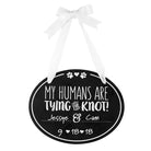 Pet Wedding Announcement Chalkboard - Modern Companion