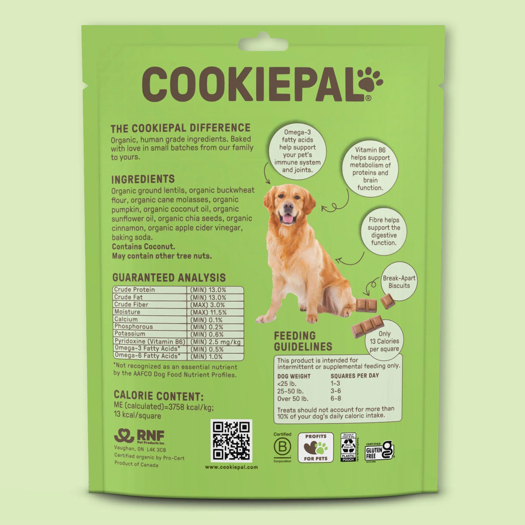 Pumpkin & Chia Biscuits - Modern Companion