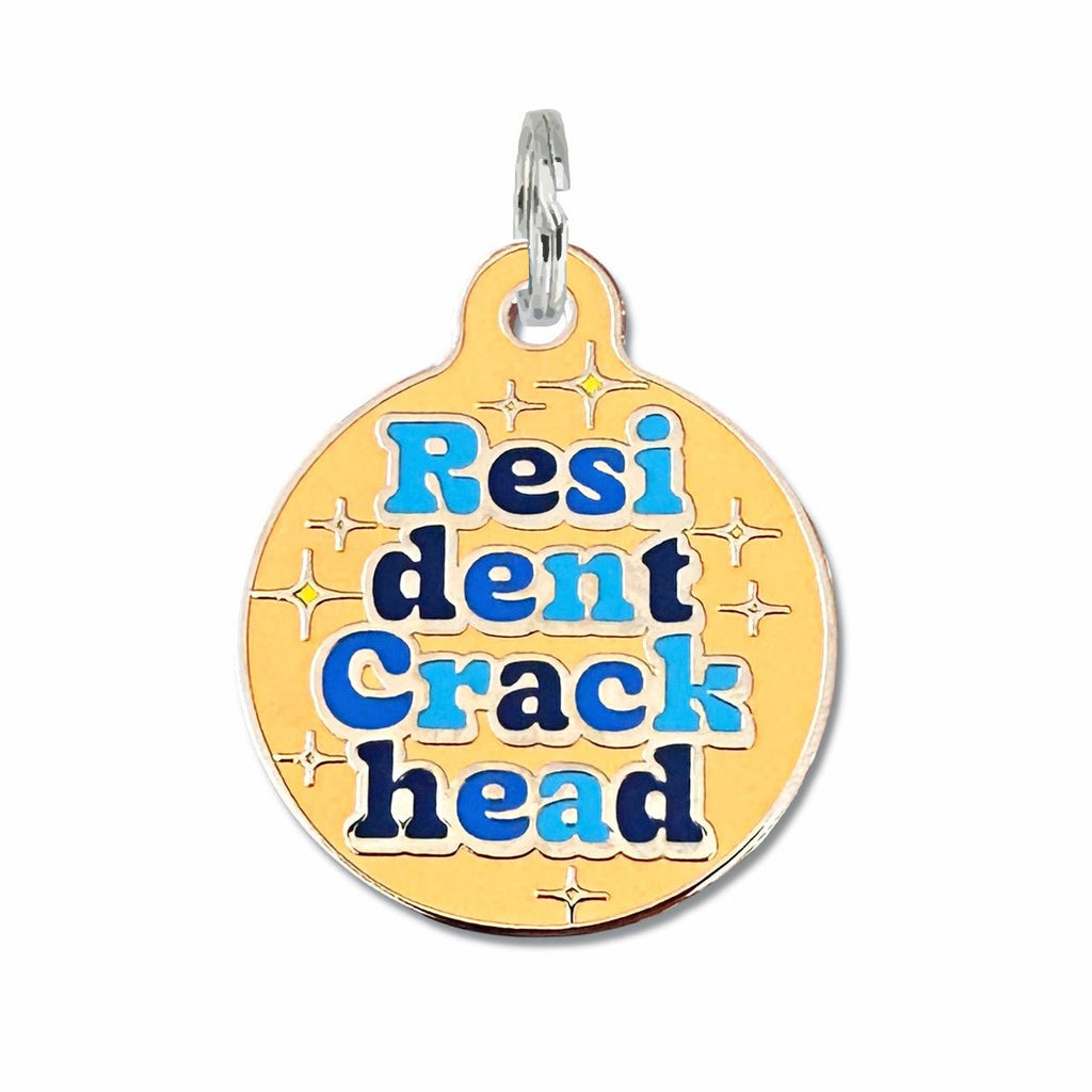 Resident Crackhead Pet ID Tag - Modern Companion