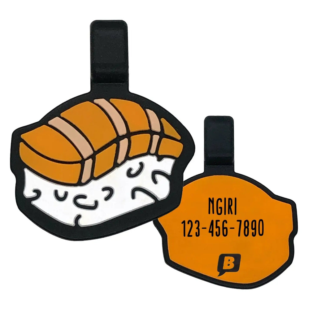 Sushi Silicone ID Tag - Modern Companion