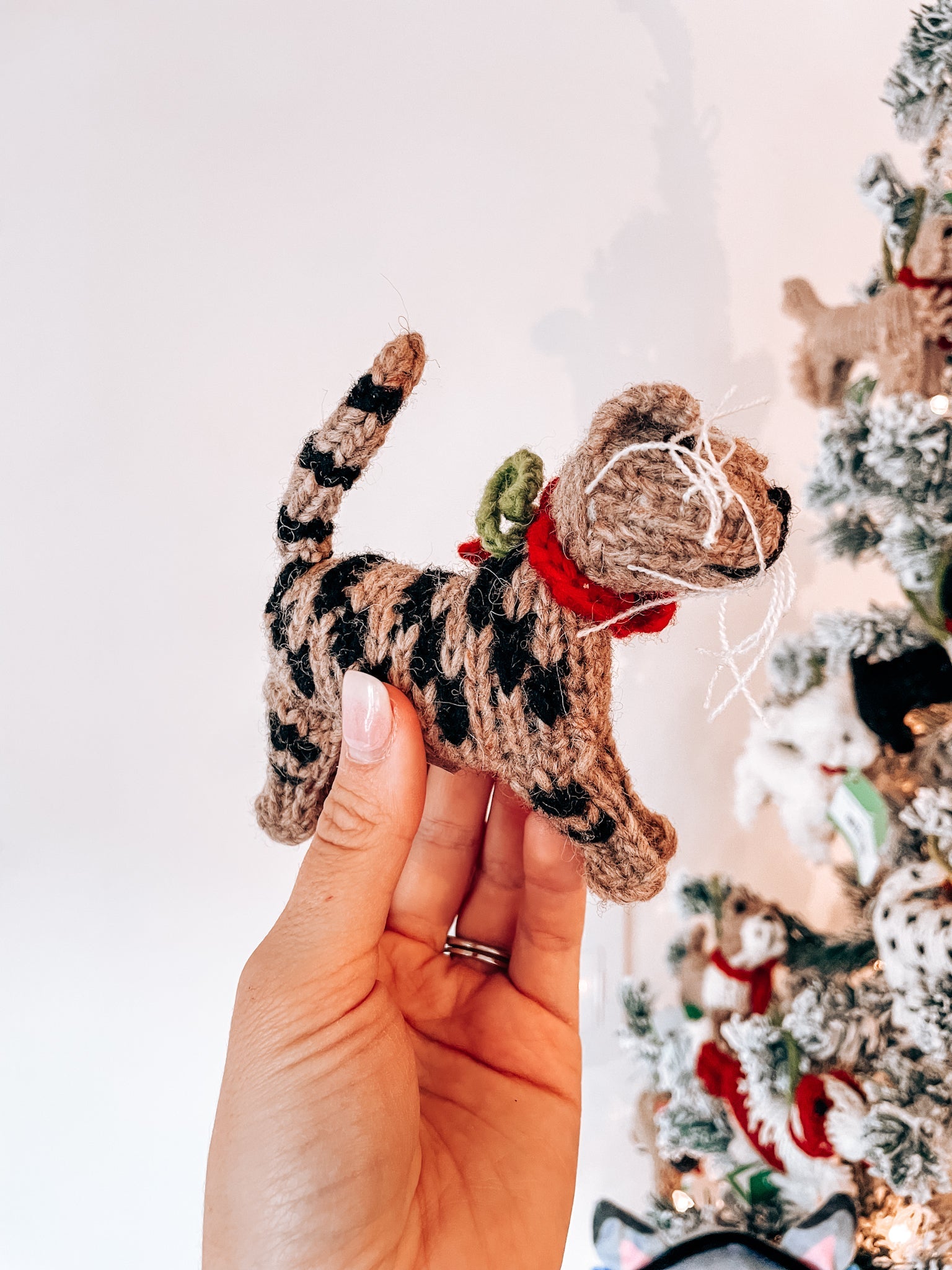 Tabby Cat Ornament - Modern Companion