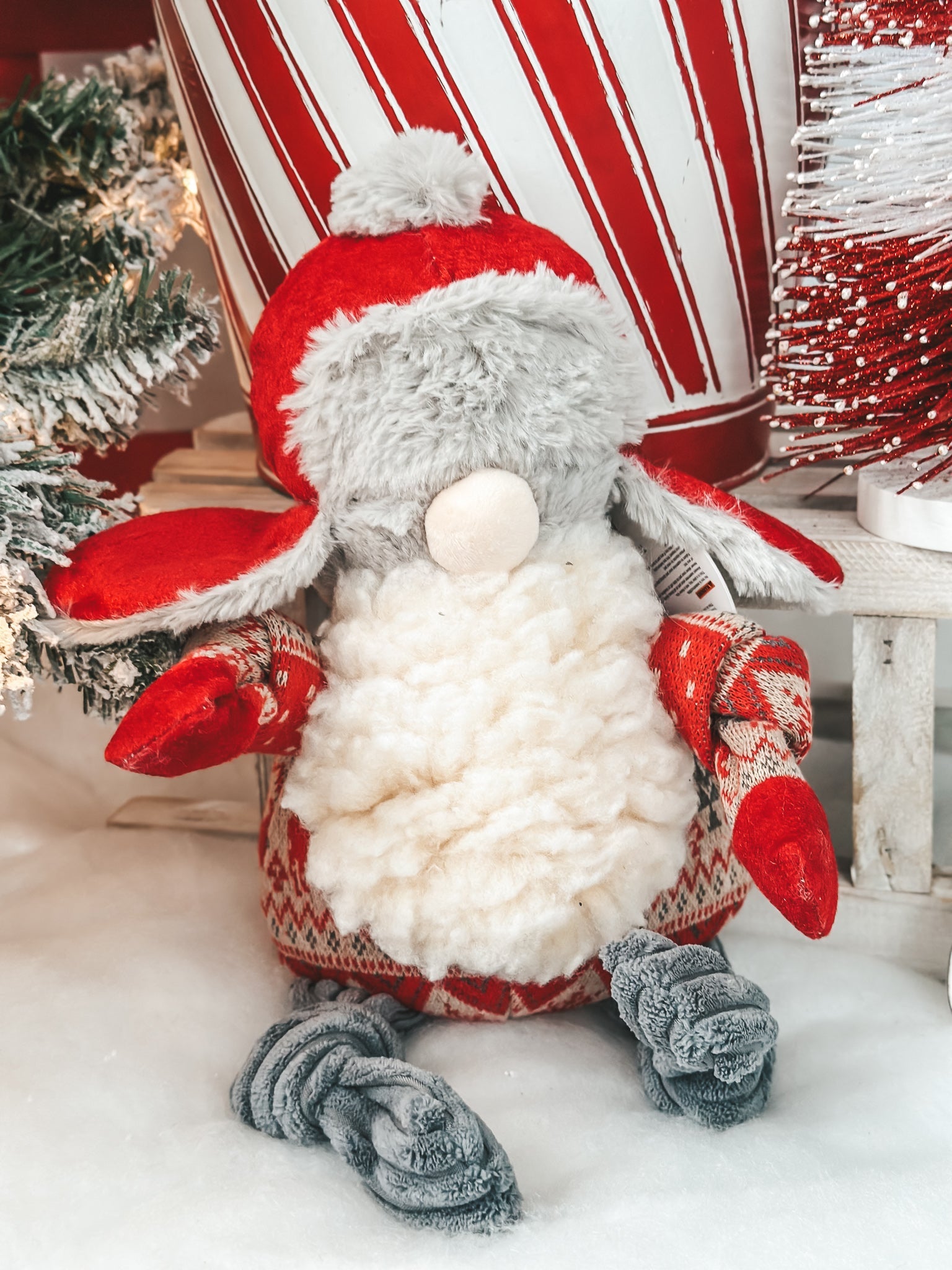 Trapper Hat Santa Toy - Modern Companion