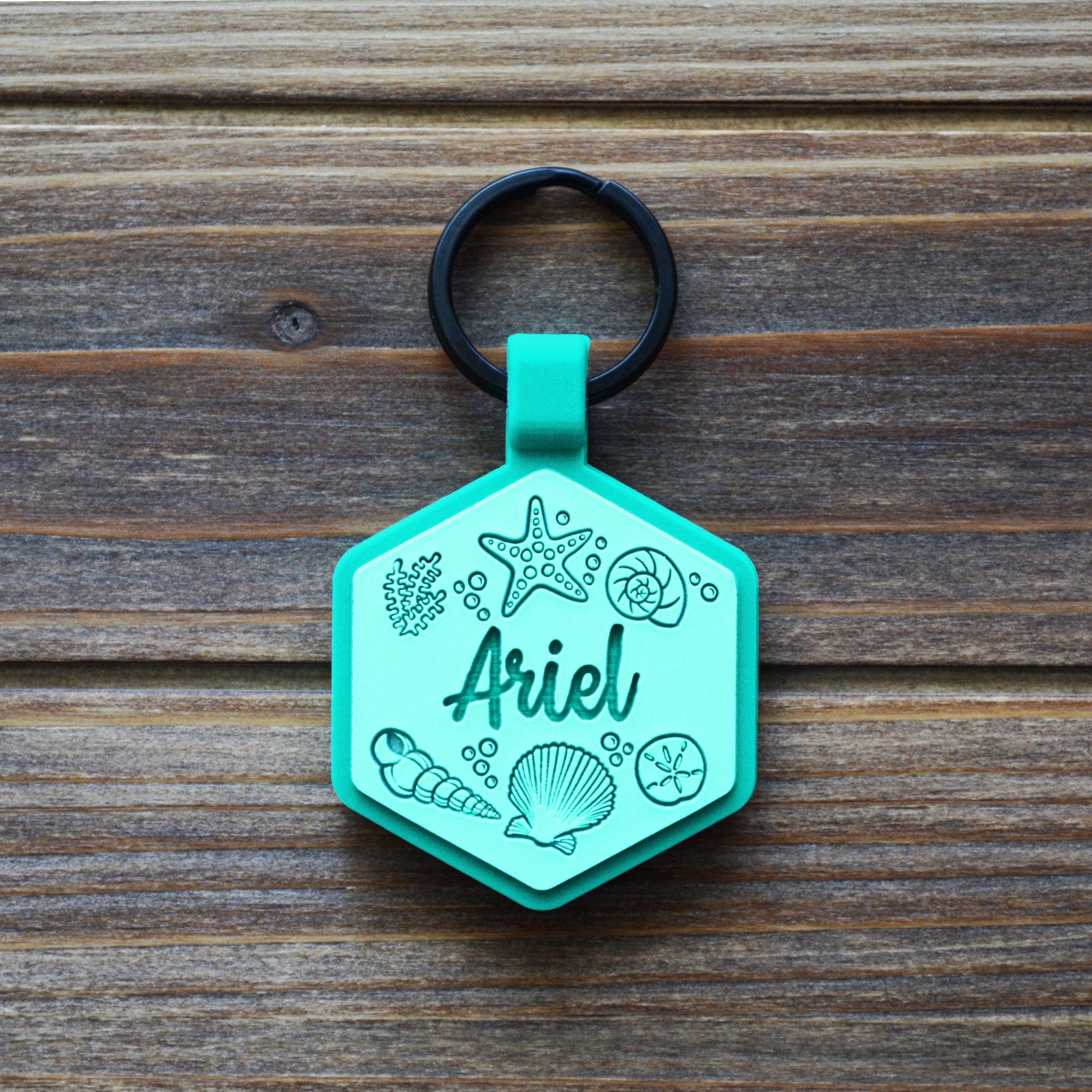 Under The Seas Silicone Dog ID Tag - Modern Companion