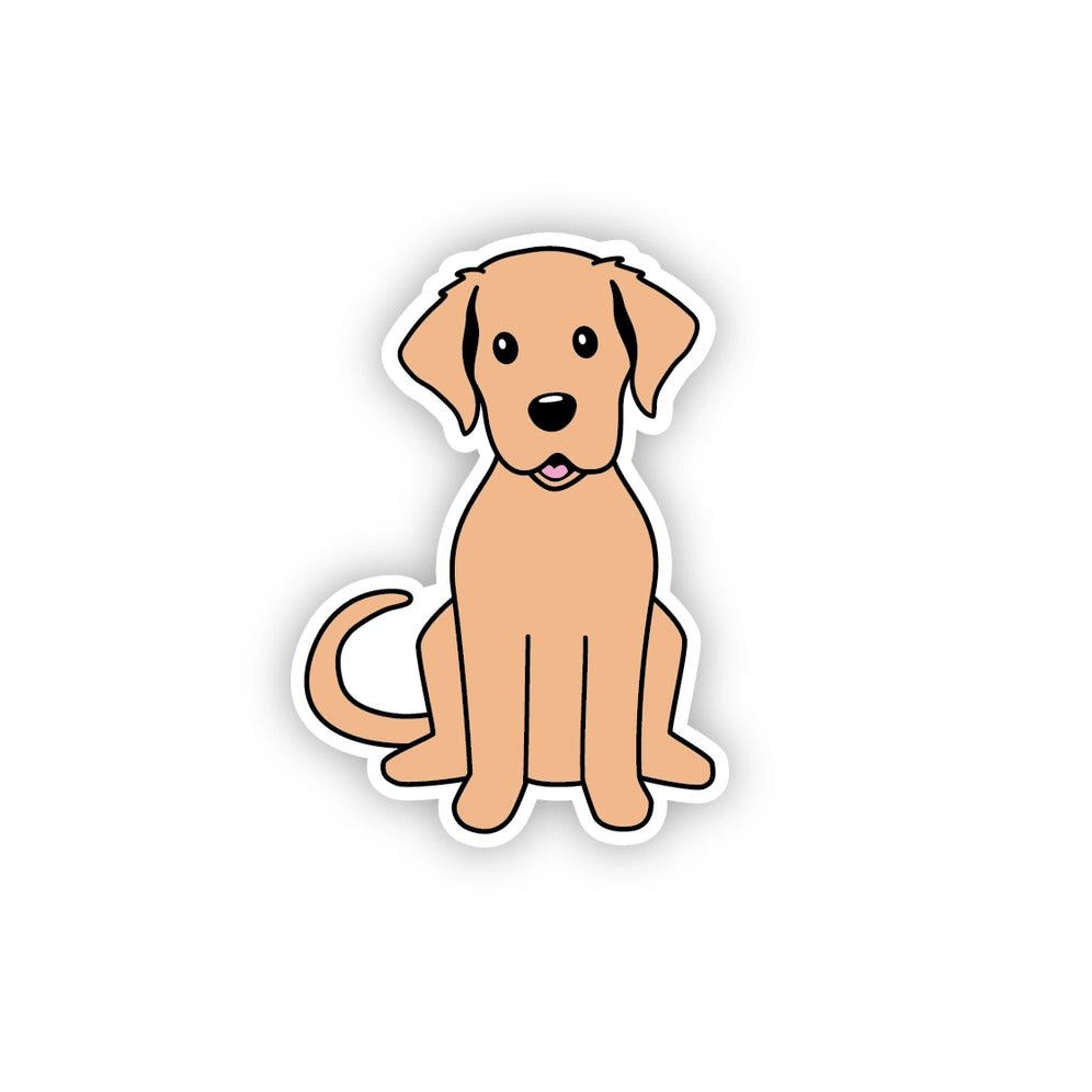 Yellow Lab Sticker - Modern Companion